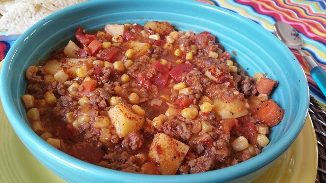 mexican ground beef and potatoes